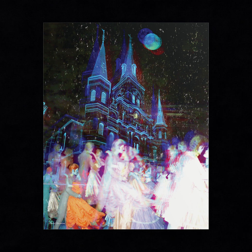 Thumbnail: "Forever Dancing In New Orleans" - Digital Collage