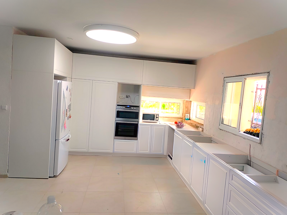 מטבח מעוצב בסגנון כפרי