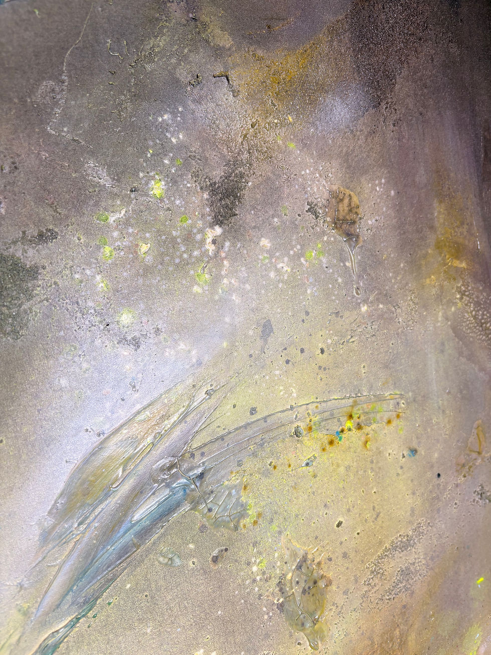 Thumbnail: “Abiogenesis”.    140 x 120 cm plus frame