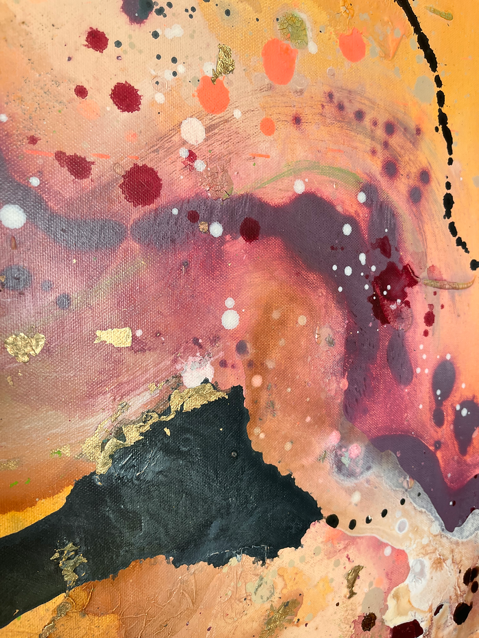 Thumbnail: "Cellular Bloom" 100cm x 100cm framed