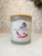 Bougie Artisanale Piquant Basque dans pot en verre – Parfum piment d'Espelette et épices
