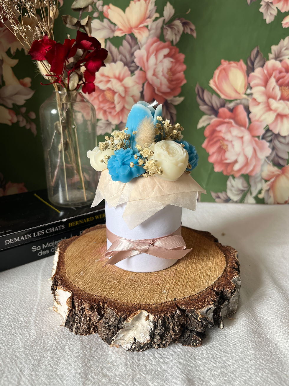 Bouquet de cire parfumée – Monoï pêche