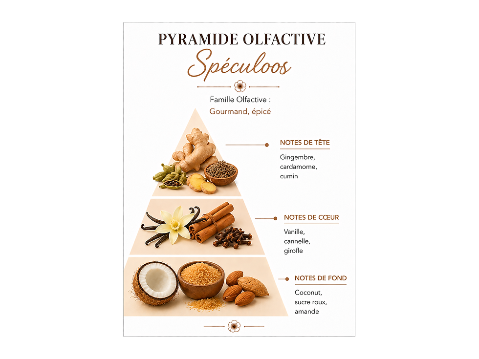 Miniature : Bougie parfumée spéculoos pot fait main