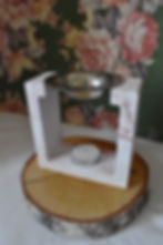 Brûleur carré pour cire parfumée