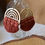 Miniature : Boucles d'oreilles Arc en ciel terracotta