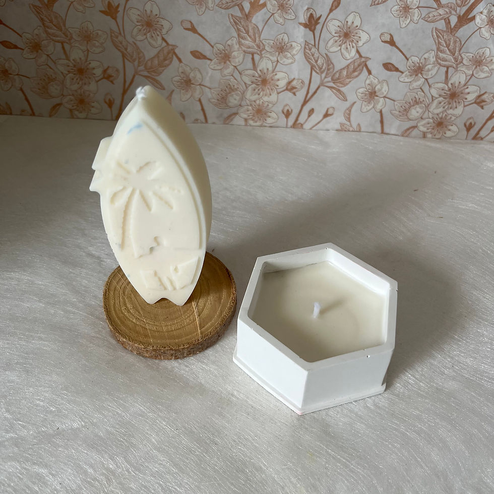 Coffret bougies parfumées – Abricot romarin, bougie artisanale, coffret parfumé