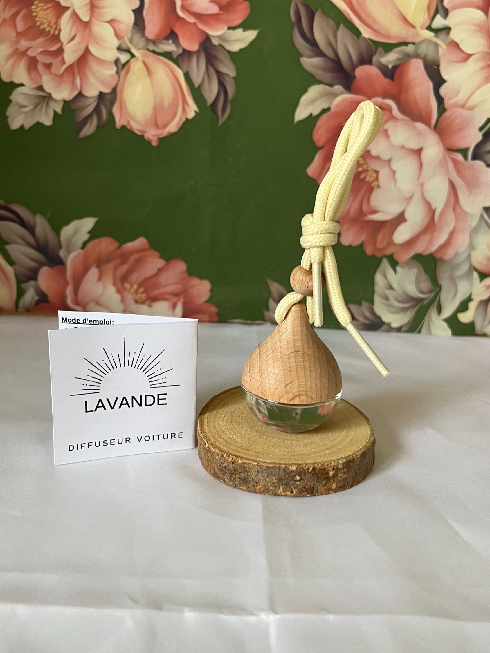 Diffuseur de parfum Suspension de Voiture – Lavande