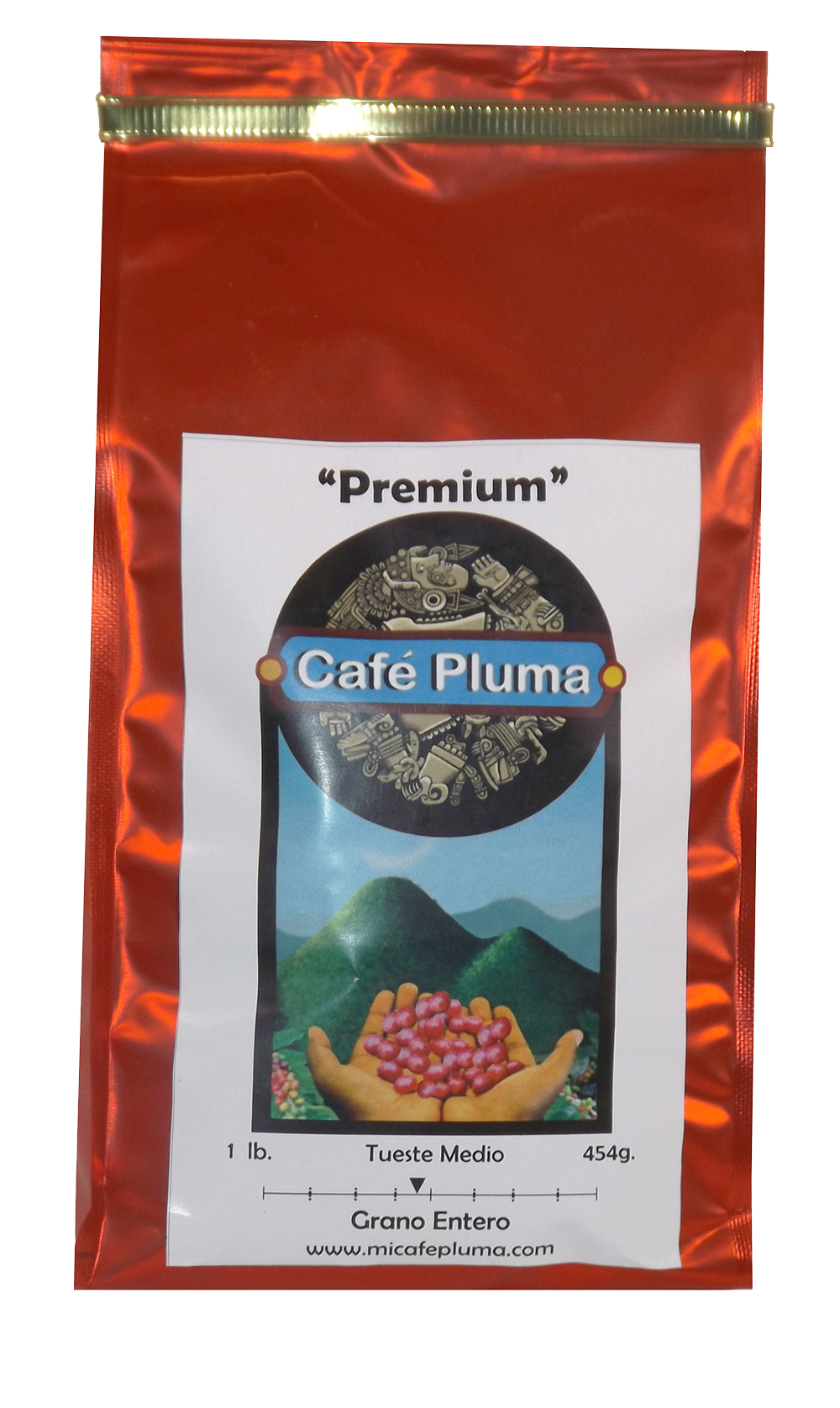 Café Pluma Tueste Medio Grano Entero