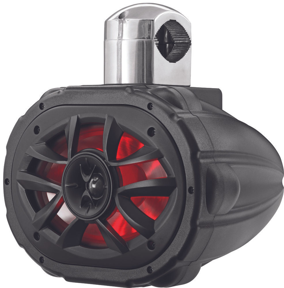 BOSS AUDIO 600W 6"X9" RGB SPEAKER LED BLACK W/4-WAY CAGE MOUNT 1PC