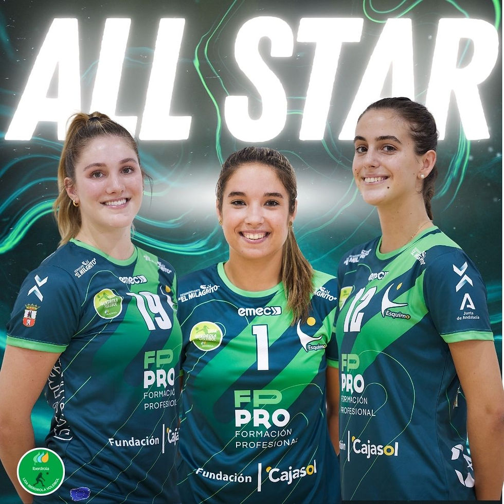 representantes del FP Pro Vóley Cajasol en el all star del 2023