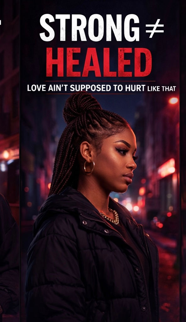 High angle view of a quiet park bench under a tree