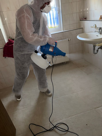 Unsere professionelle Behandlung mit einem Kaltvernebler