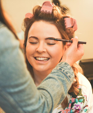 Jodie, Bridal makeup