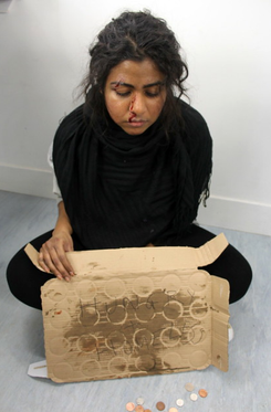 Anu, Casualty character makeup
