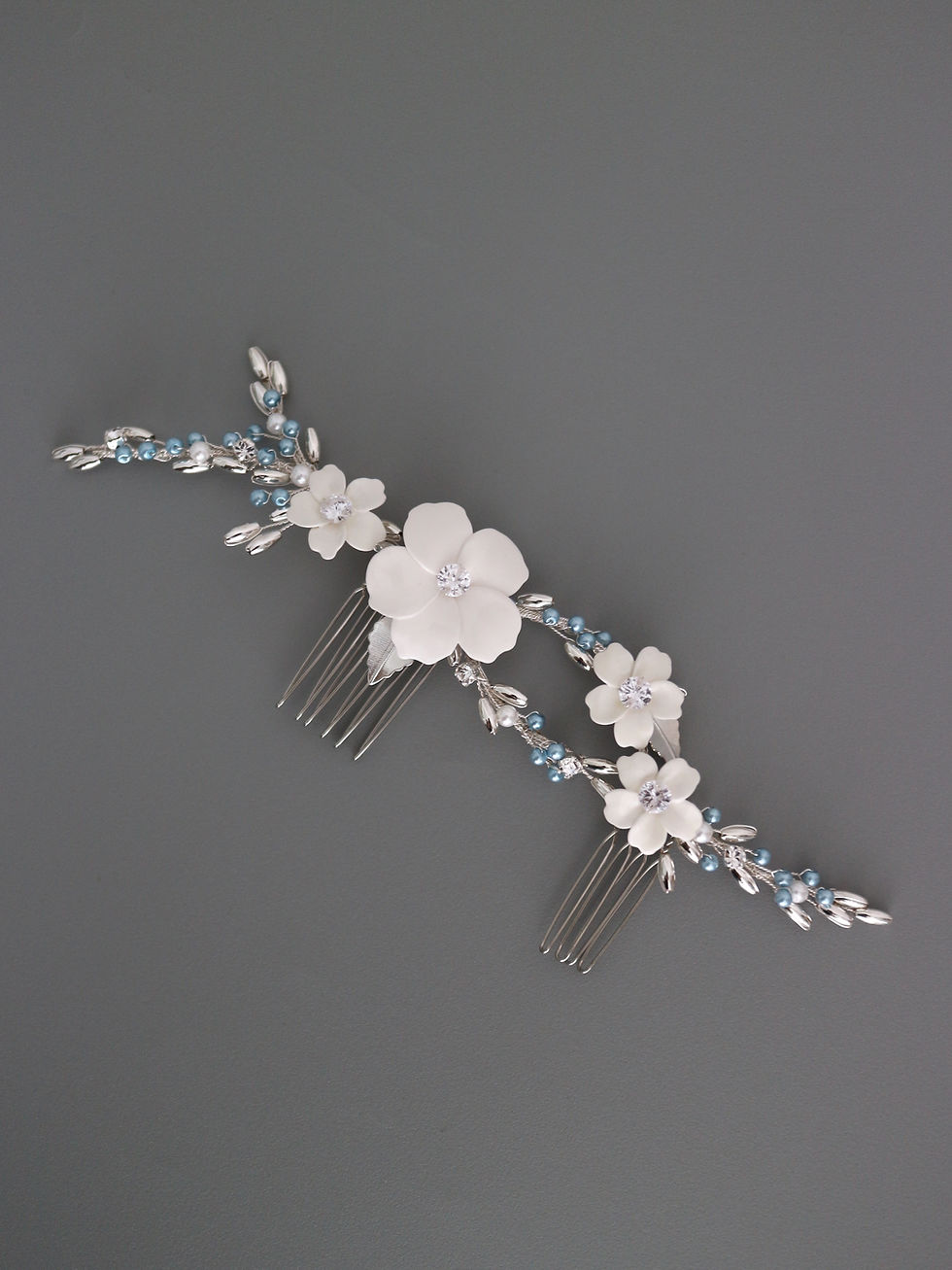 Thumbnail: BIEL | Blue Wedding Headpiece