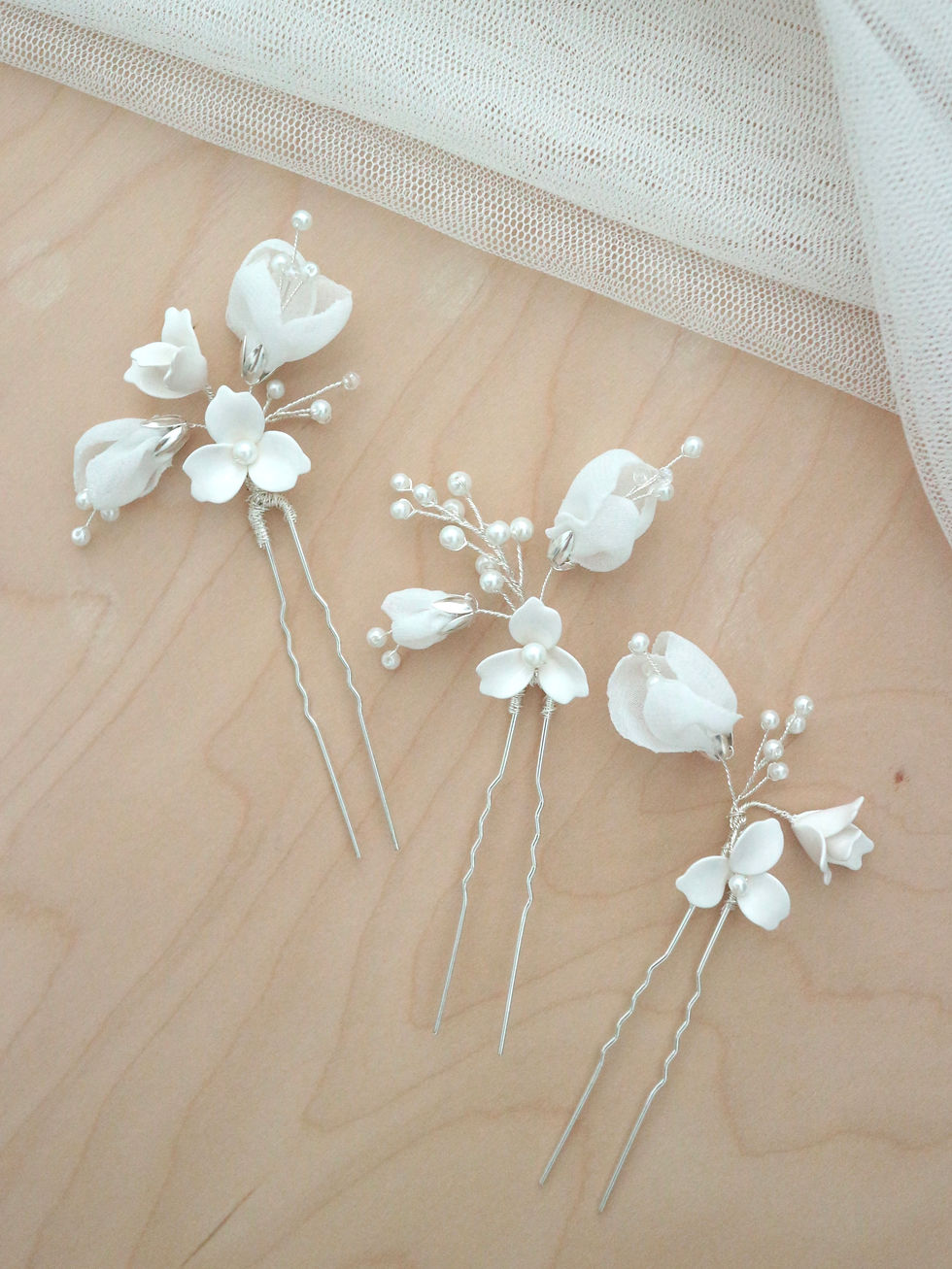 Thumbnail: KIYOMI | Flower Hair Pins