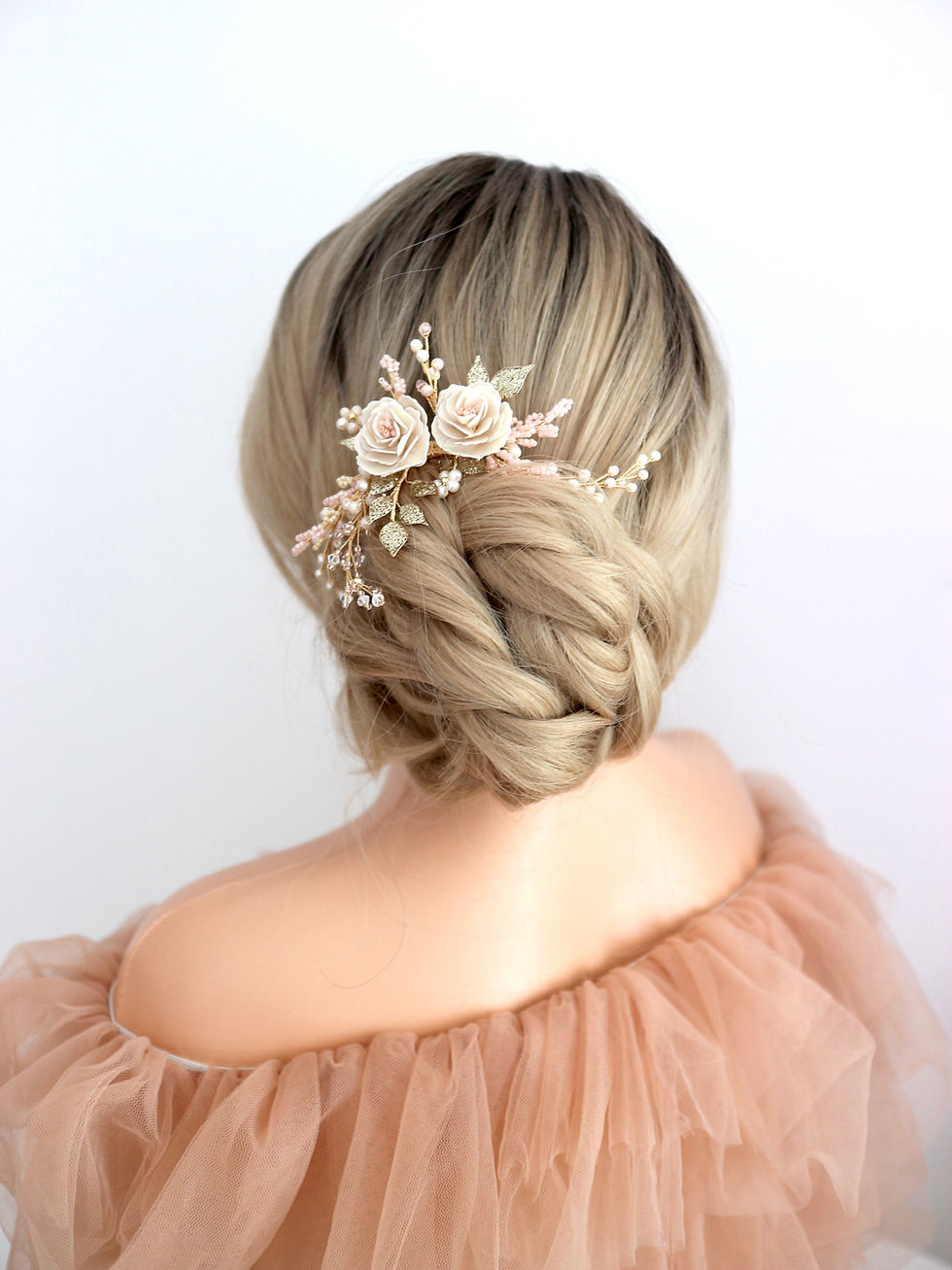Thumbnail: CAMILA | Flower Bridal Hair Comb