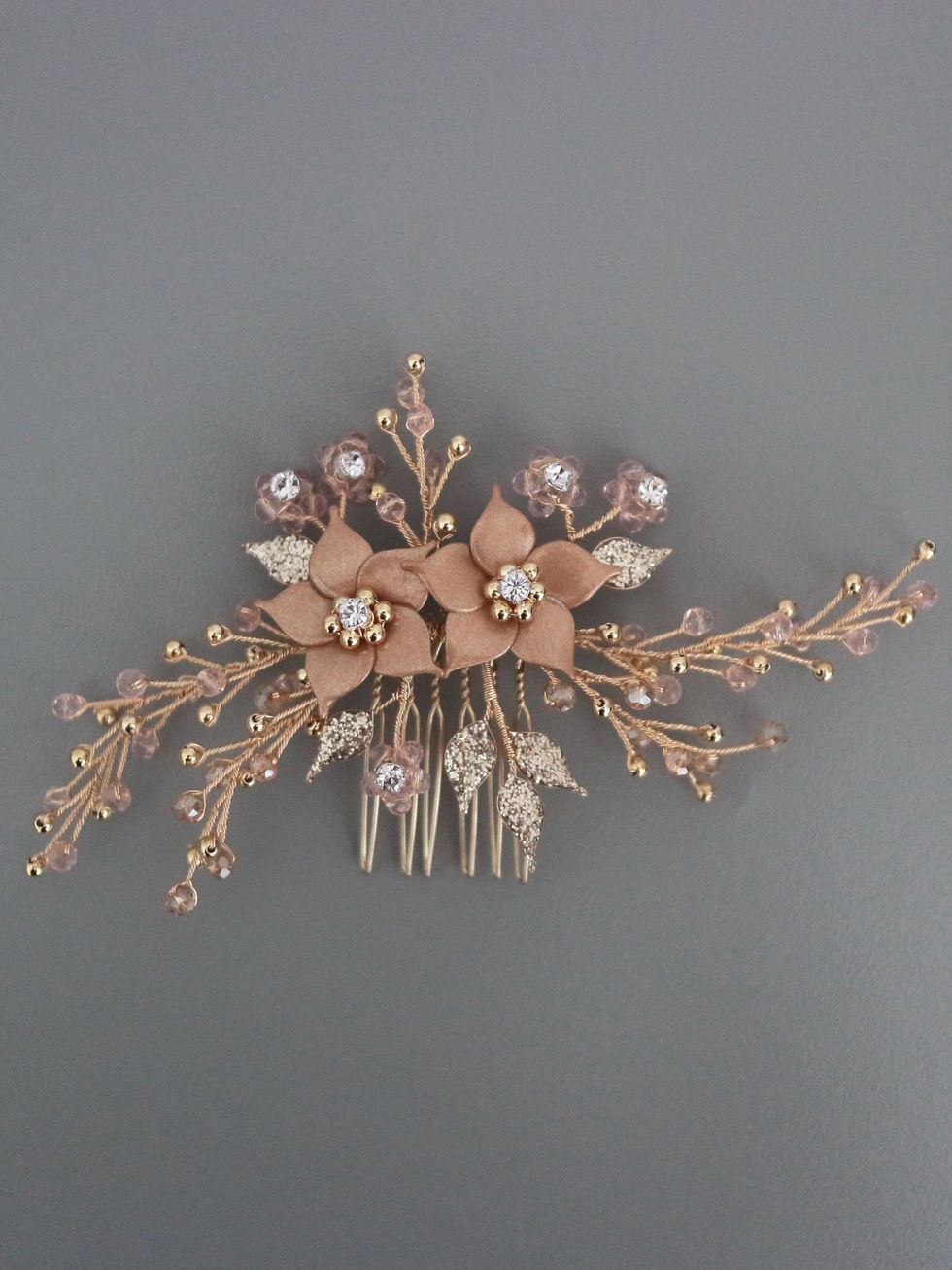 Thumbnail: Flower Pearl Hair Comb | VERA