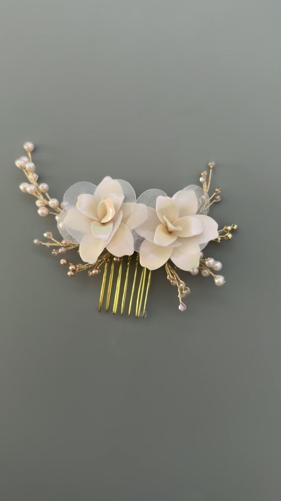 Thumbnail: Bridal Flower Headpiece | ROSEMARRY