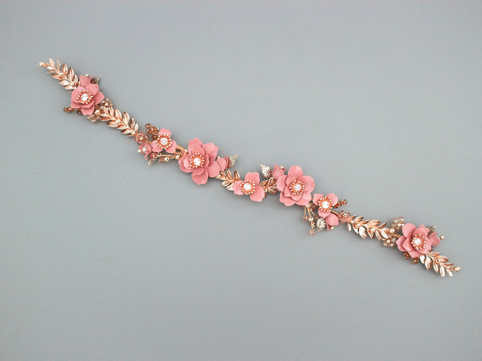 Thumbnail: TIFFANY | Terracotta Bridal Flower Crown