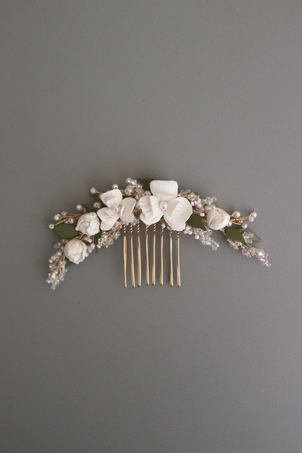 Thumbnail: EMERY | Orchid Bridal Headpiece