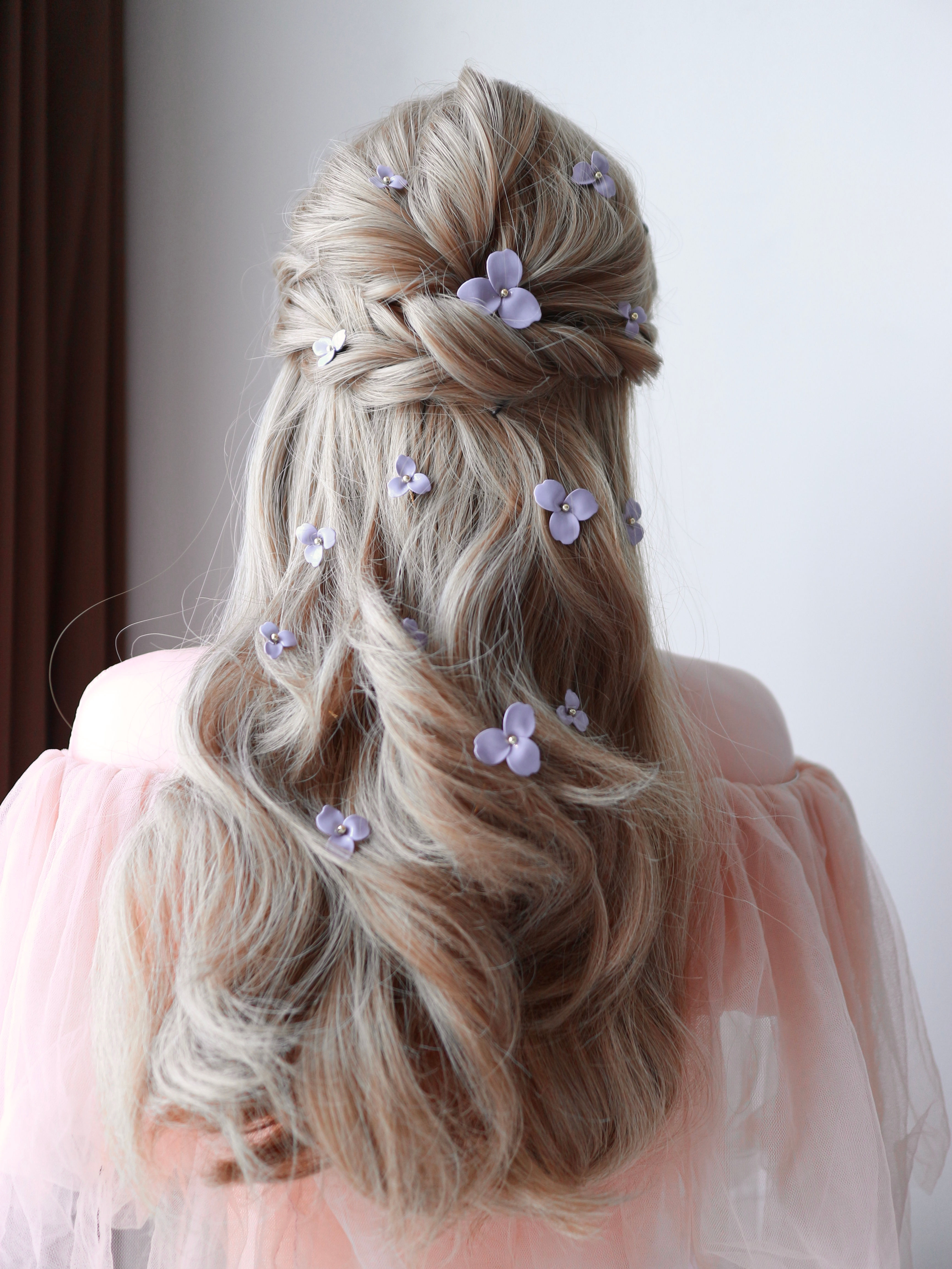 KIRANAMIA | Lilac Bridal Hair Pins