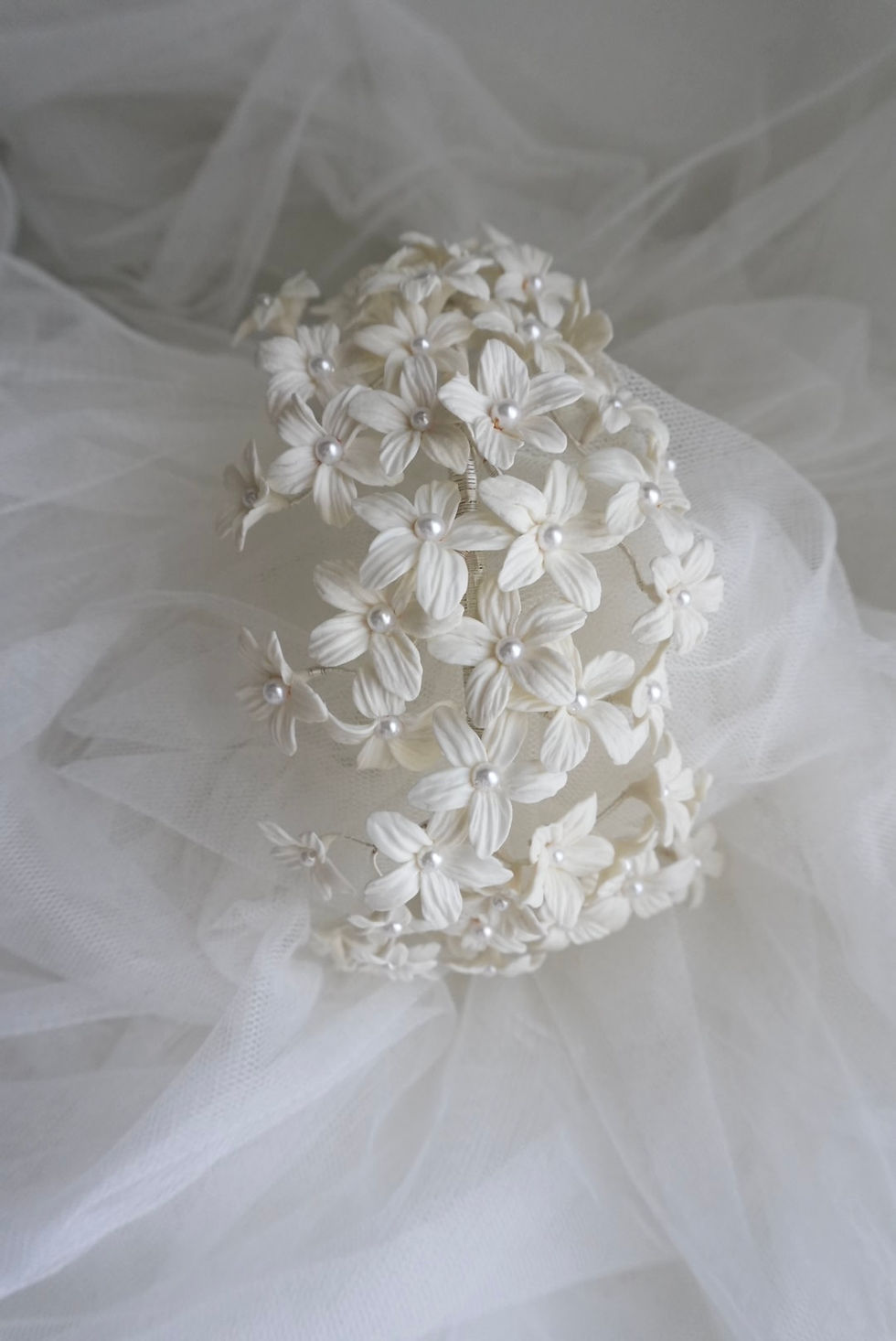 Thumbnail: CALEY | Flower Bridal Headband