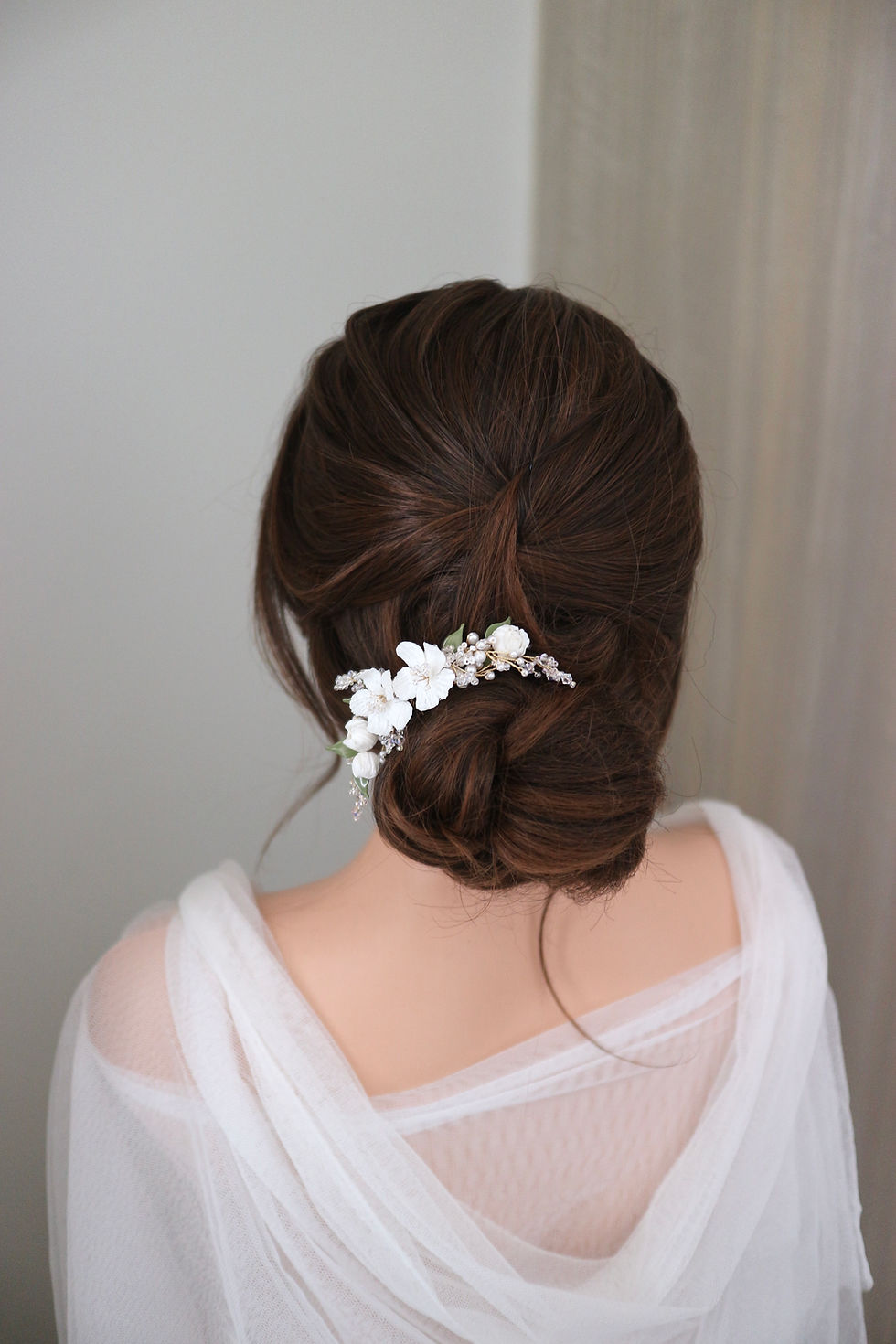 Thumbnail: APPLE BLOSSOM | Flower Bridal Headpiece