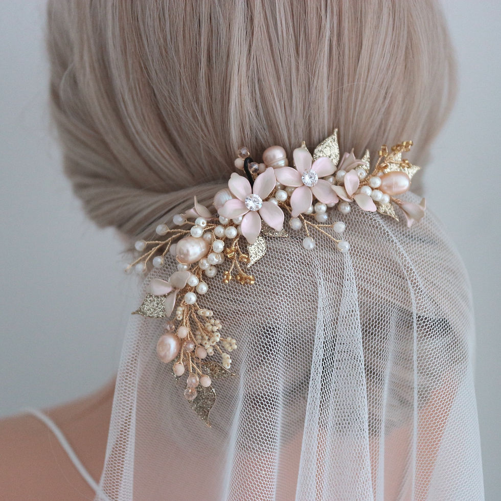 Thumbnail: LETICIA | Flower Wedding Hair Accessories