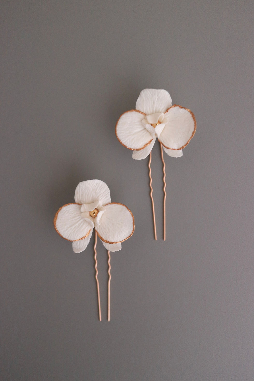 Thumbnail: ORCHID | Set of 2 Orchid Flower Hairpin