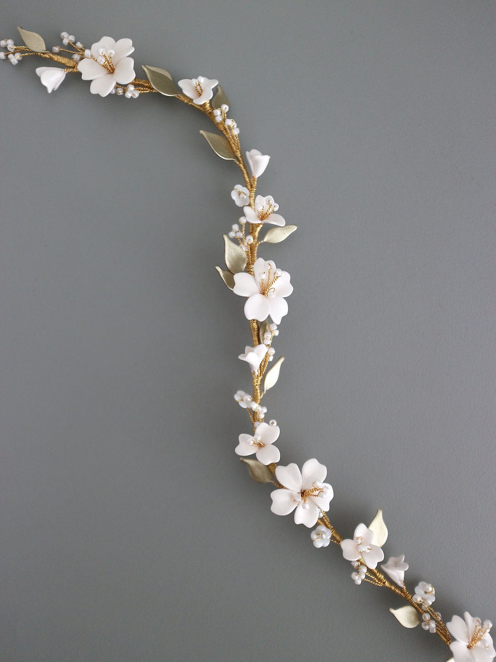 Thumbnail: FLORETE | Minimalist Flower Hair Vine
