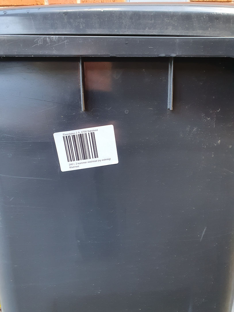 Mærkater på skraldespande