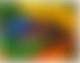 A fox who is sleeping in a forest