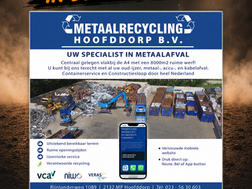 ✨ extra aandacht voor onze ambassadeursponsoren: metaalrecycling hoofddorpb.v.