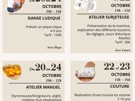 Des vacances de Toussaint bien occupées ✨