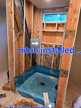 shower walls leveling