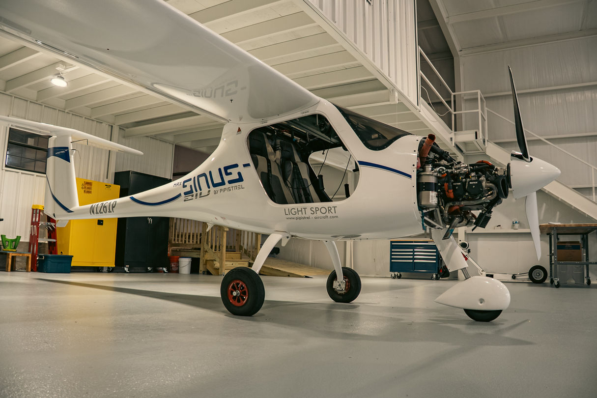 Image of Vectored Approach's newly renovated maintenance hanger at Spicewood Airport (88R)