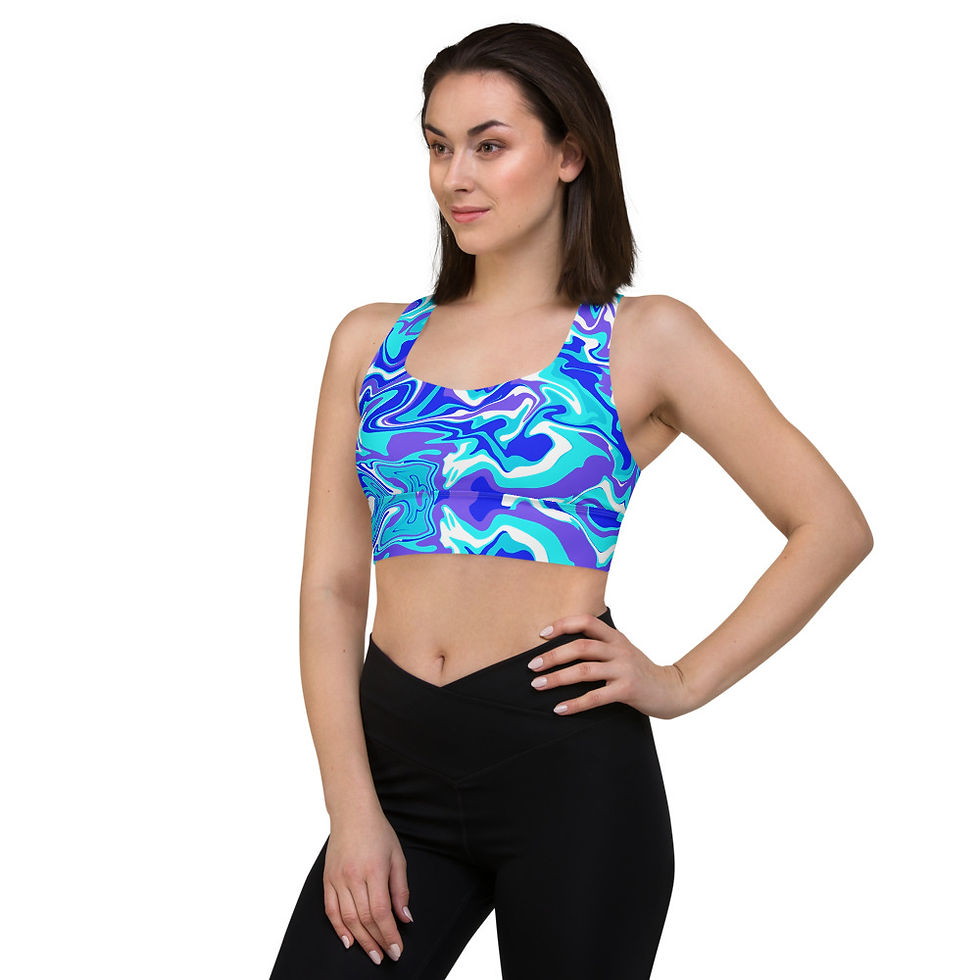 Thumbnail: Siren Says - Longline sports bra