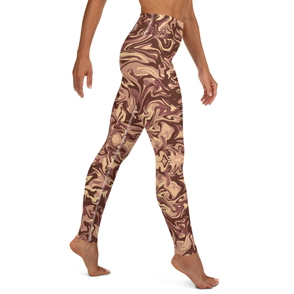 Thumbnail: Dessert Rose - Yoga Leggings
