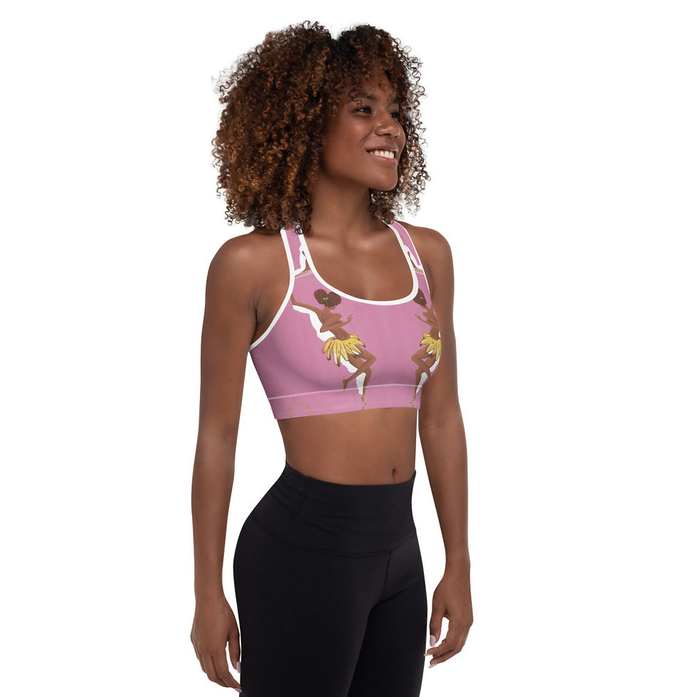 Thumbnail: Banana Dancer - Padded Sports Bra
