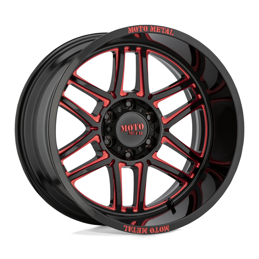 MO992 FOLSOM
Gloss Black Milled W/ Red Tint