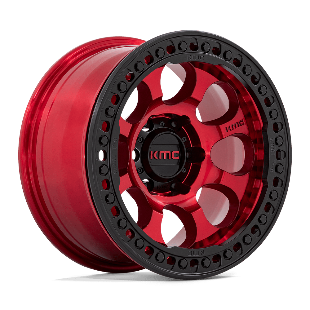 KM237 RIOT BEADLOCK
CANDY RED W/ SATIN BLACK RING