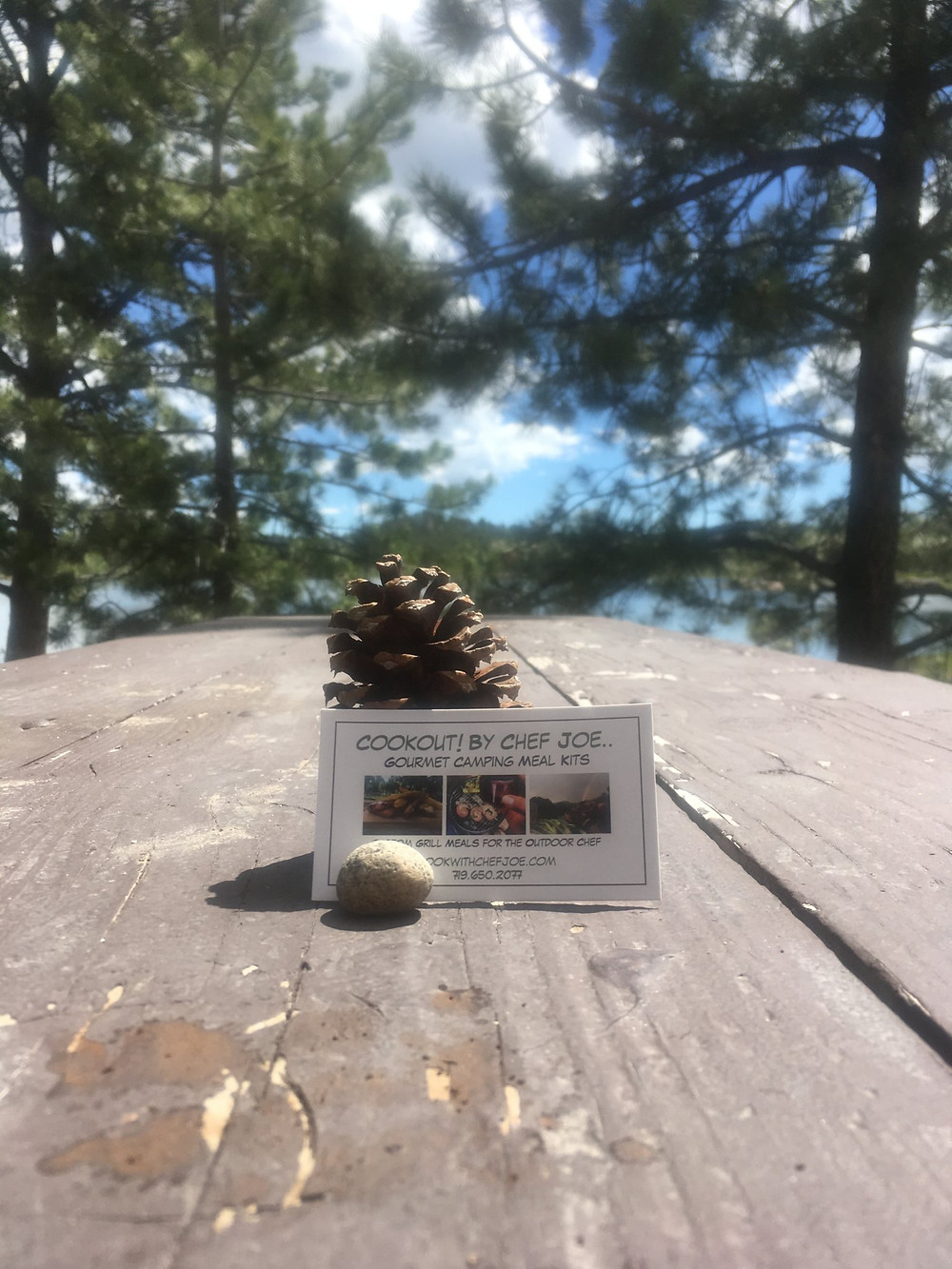 Business Card on our Table