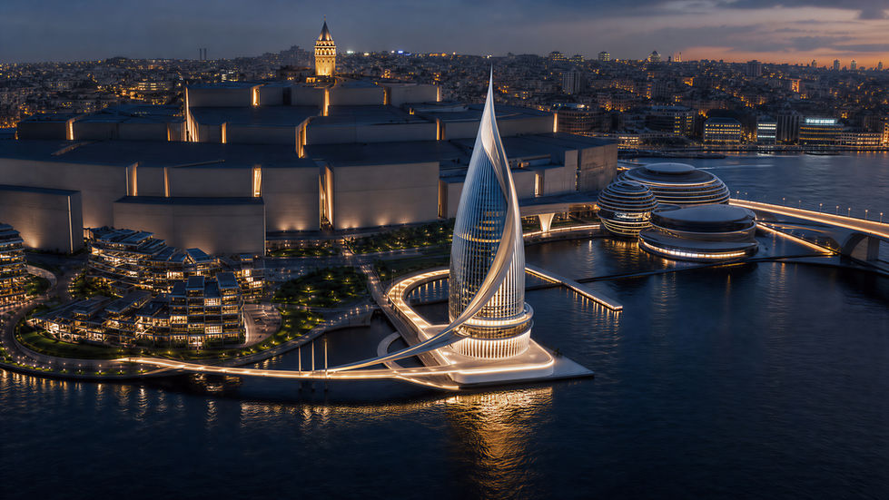 1. International Center for Cultural Dialogue — Galata Waterfront Revitalization, Istanbul, Turkey