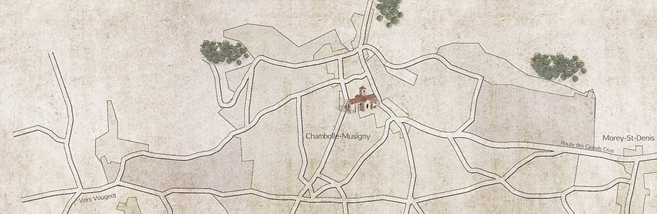 Carte des grands crus de Chambolle-Musigny
