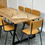 Thumbnail: PRE-MADE Rustic Metal Dining Table Set