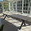 Thumbnail: Rustic X Metal Banqueting Dining Table (+ Bench Options)