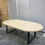Thumbnail: Scandinavian Oval Bamboo Metal Dining Table, made with Sustainable Bamboo Material and Premium Fixings
