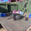 Thumbnail: Rustic Square Prosecco Patio Table Set