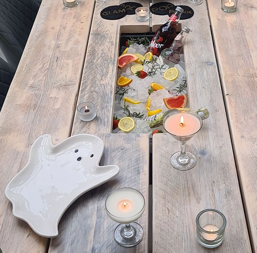 Thumbnail: Rustic Prosecco Farmhouse Dining Table (+ Bench Options)